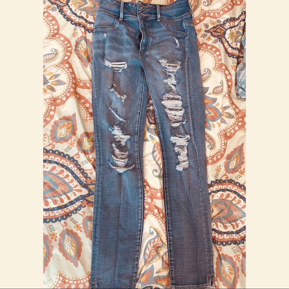 Super high rise American Eagle jeggings